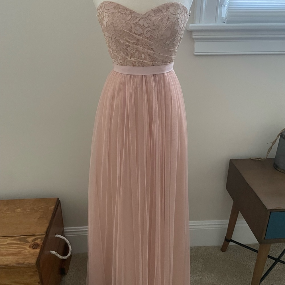 Jenny Yoo blush bridesmaid/formal dress